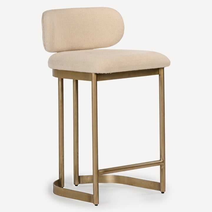 Vintage-Inspired Art Deco Dining Stool