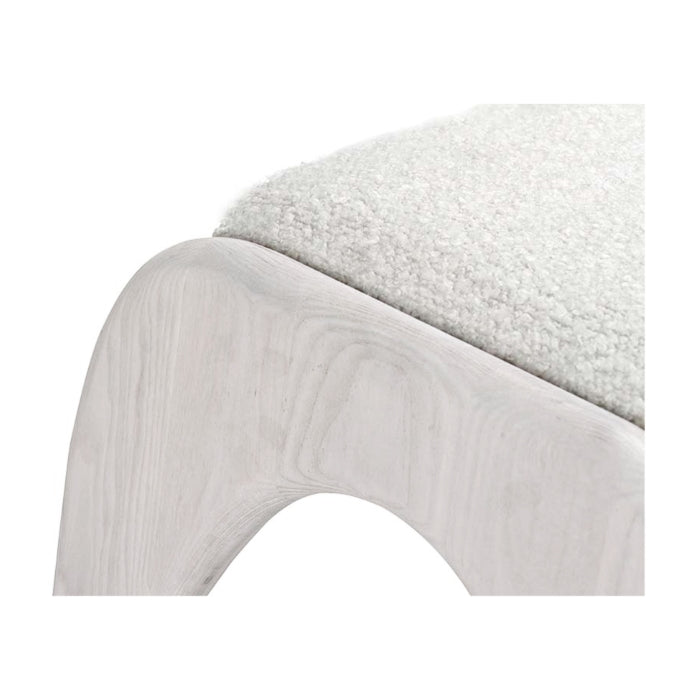 Archway Oak Counter Stool - Weathered Whitewash