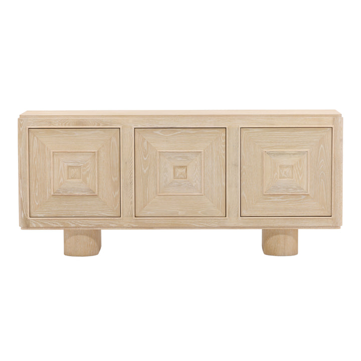 Natural Radiance Sideboard with Integrated Lighting