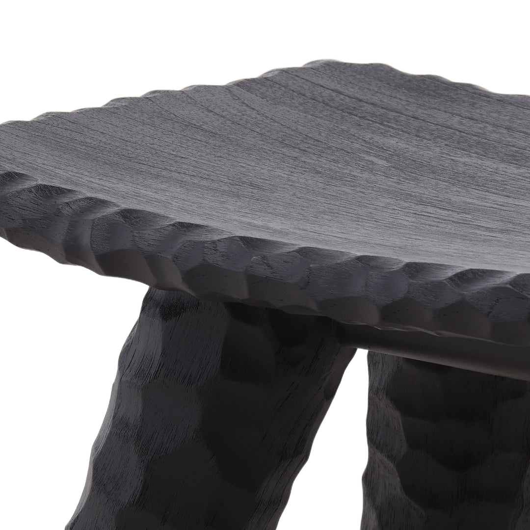 Elegant Espresso Height Chair in Black