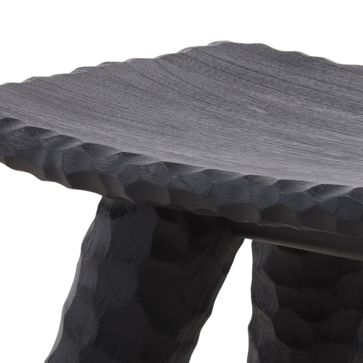 Elegant Espresso Height Chair in Black