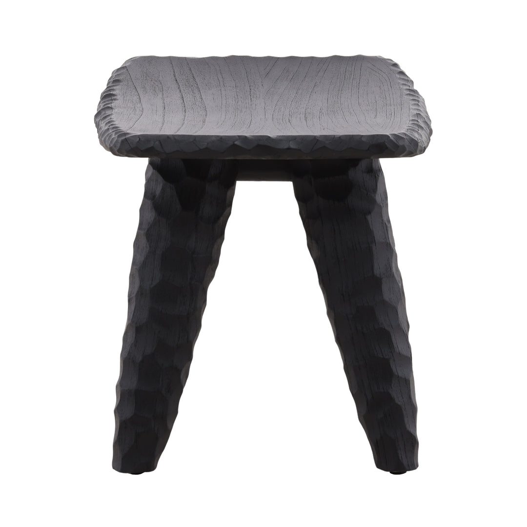 Elegant Espresso Height Chair in Black