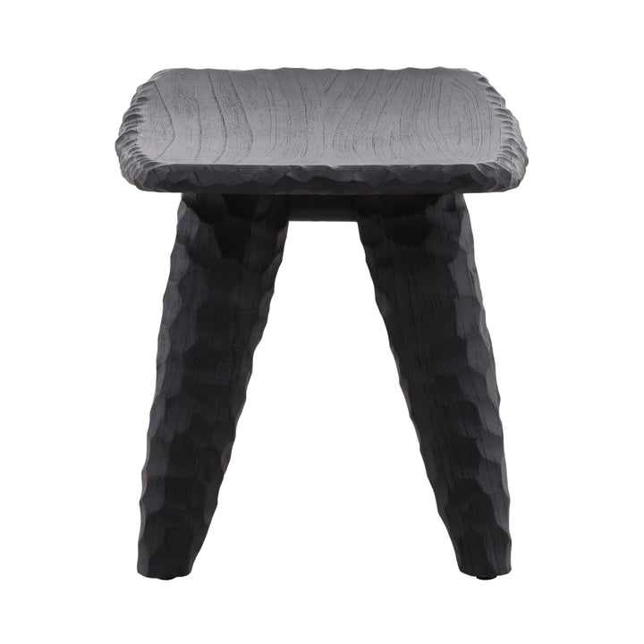 Elegant Espresso Height Chair in Black
