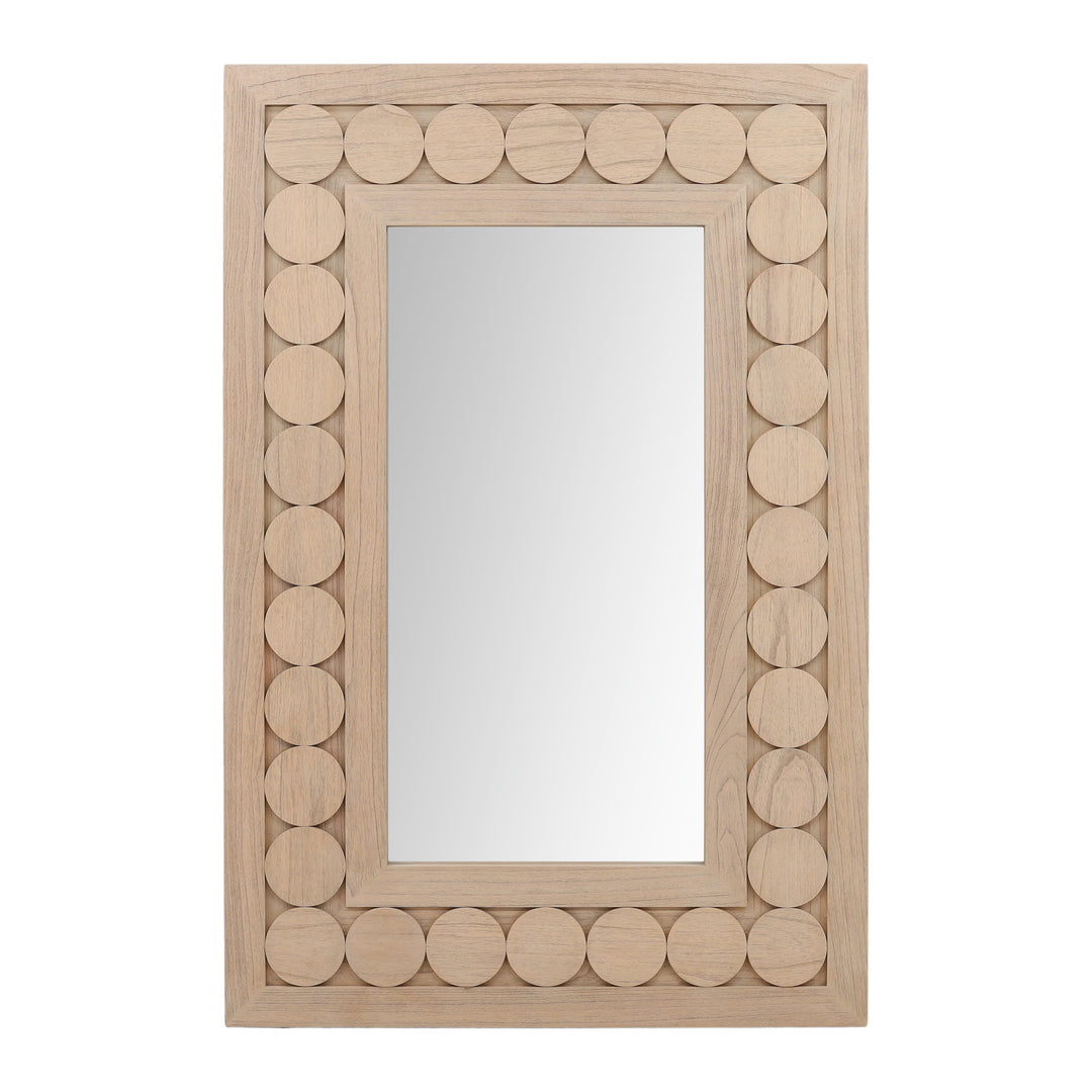 Nature's Reflection: A Rustic Wall Mirror