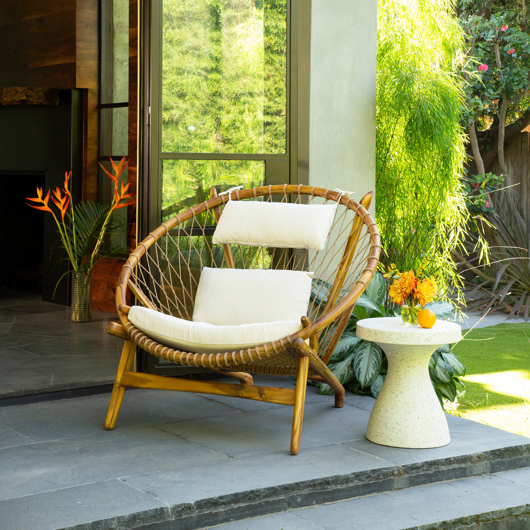 EcoChic Terracotta Garden Side Table