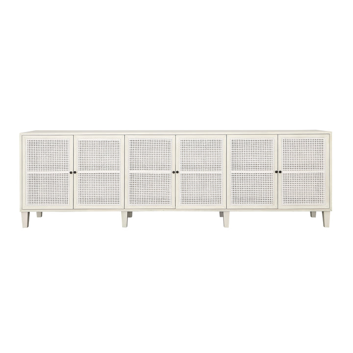 Modern Coastal White-Washed Sideboard