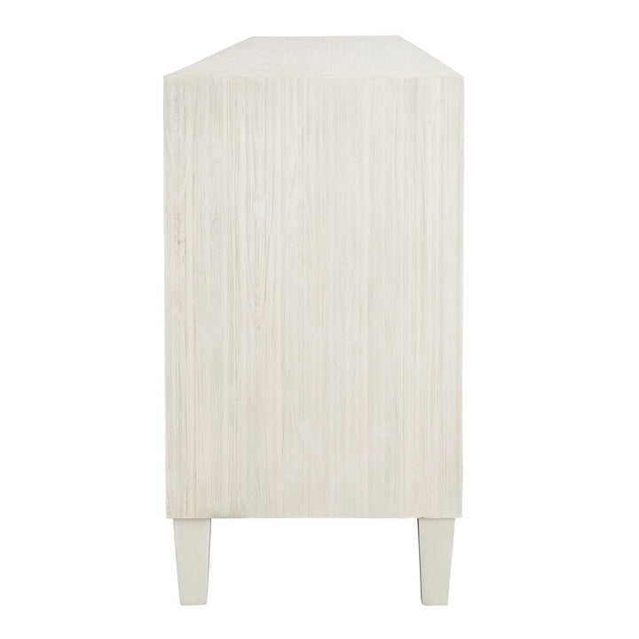 Modern Coastal White-Washed Sideboard