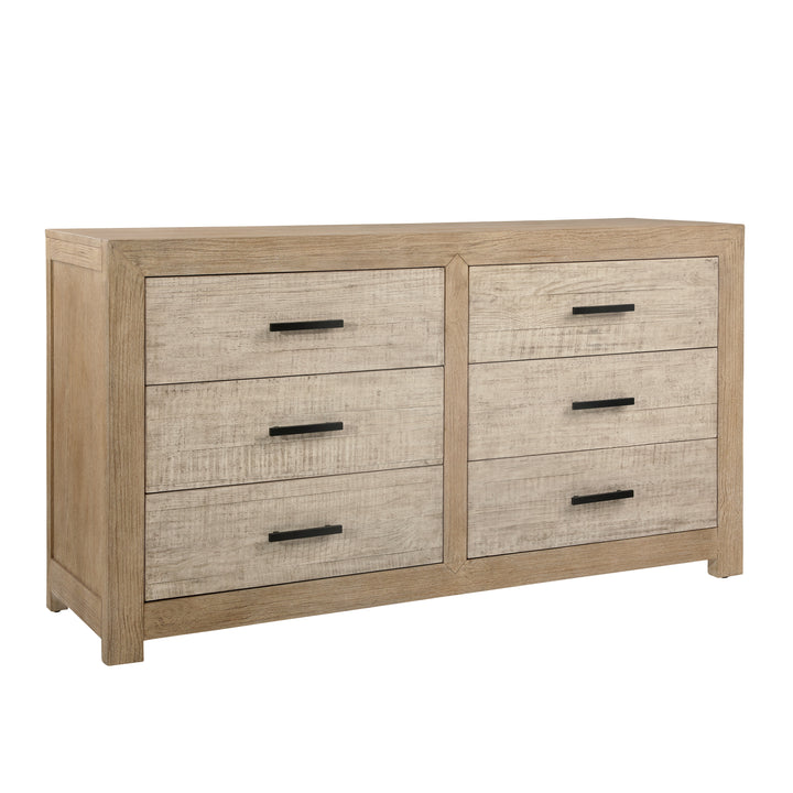 Vintage Charm Oak-Toned Chest of Drawers