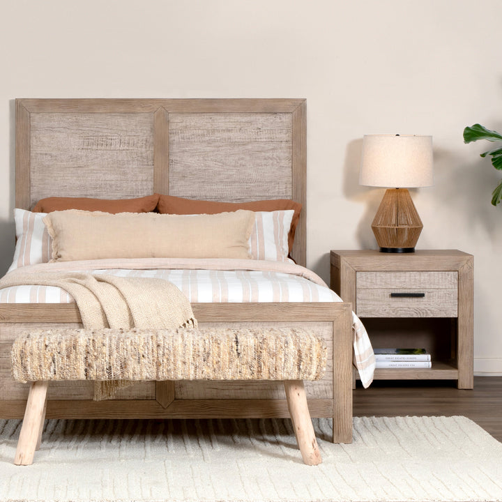 Luminox Vintage Tabled Lamp with Single Shelf