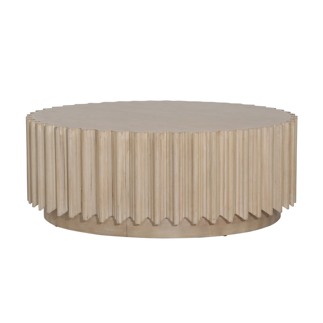 Aura Glow Wooden Coffee Table Lamp - Natural Hue