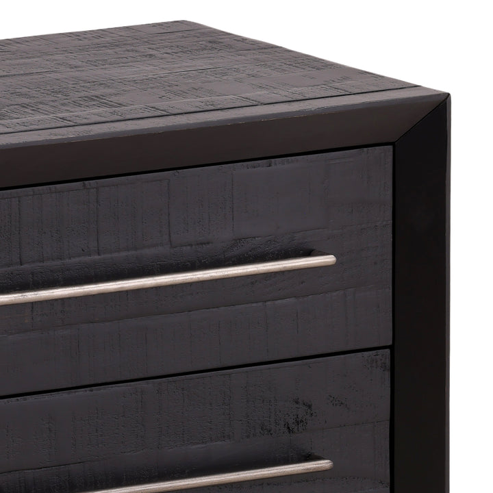 Midnight Dreamer Solid Wood Nightstand