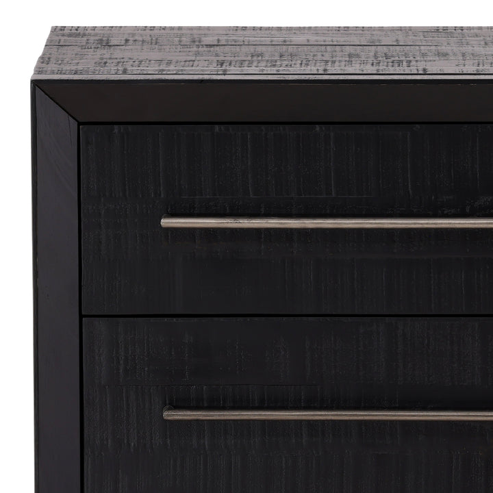 Midnight Dreamer Solid Wood Nightstand