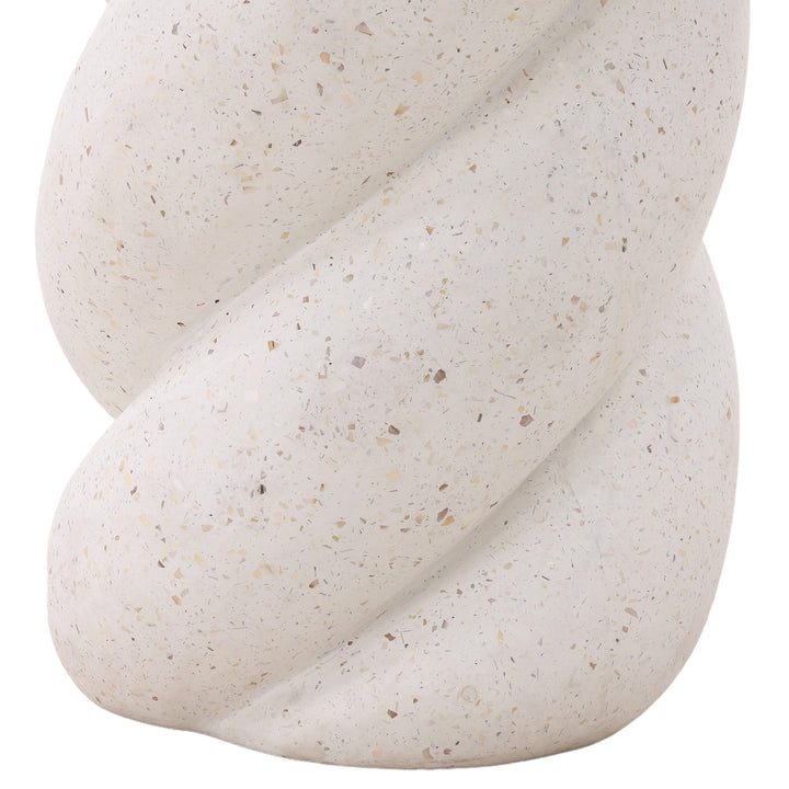 Elegant Sunlit Terrace Table in Ivory