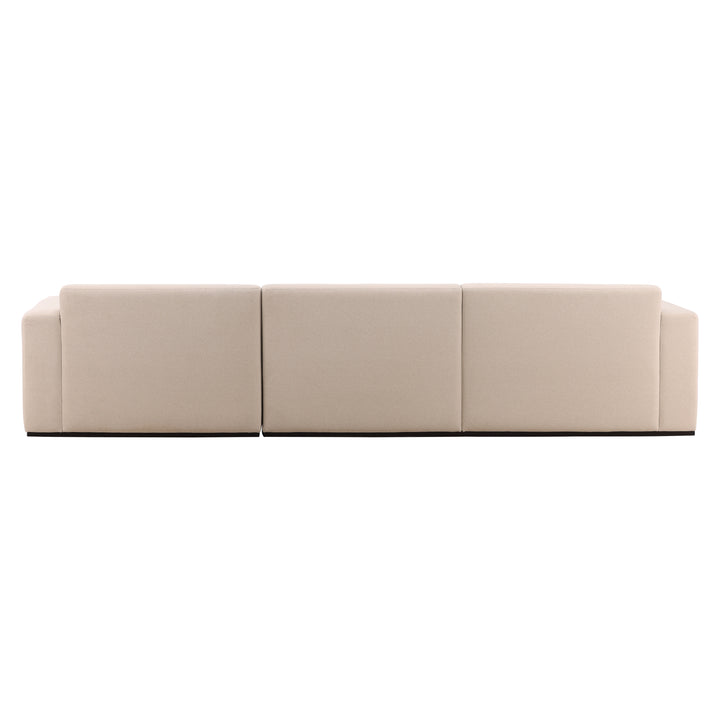 Urban Retreat Cream Chaise Sectional