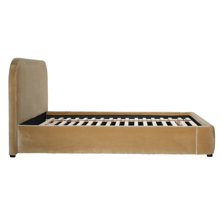 LuxeVibe Royal Rest Queen Slat Frame with Plush D32 Foam