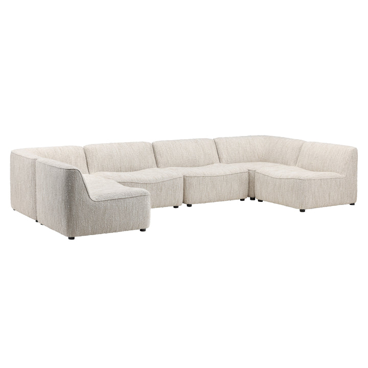 Cozy Nook Modular Corner Sofa - Warm Beige Hue