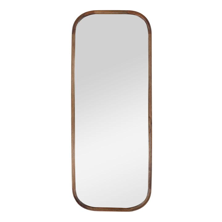 Timeless Elegance Reflection: Brown Vintage Wall Mirror