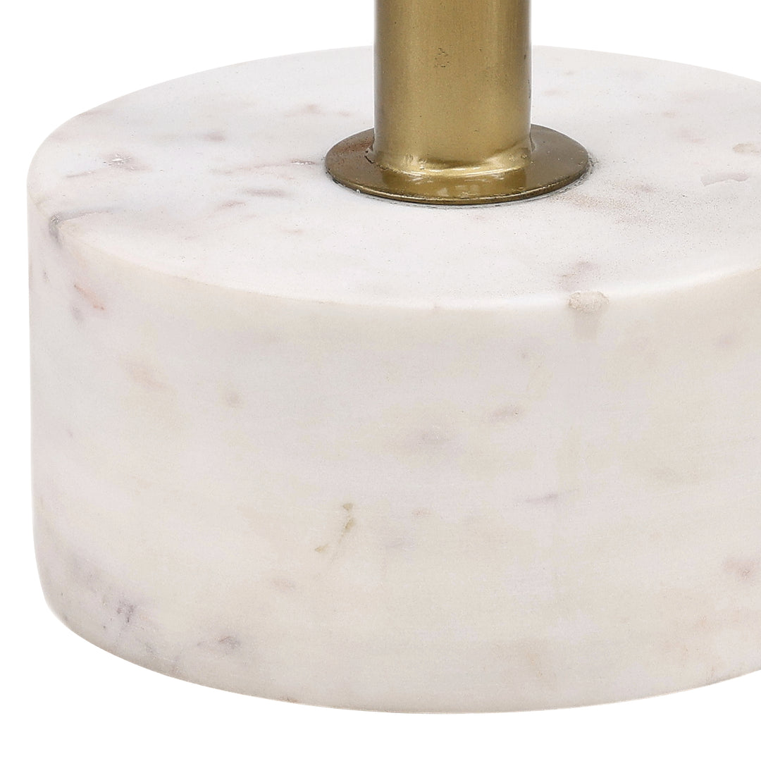 Modern Echelon Square White End Table