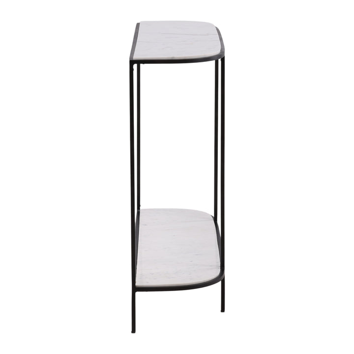 Elegant Marble-top Accent Table