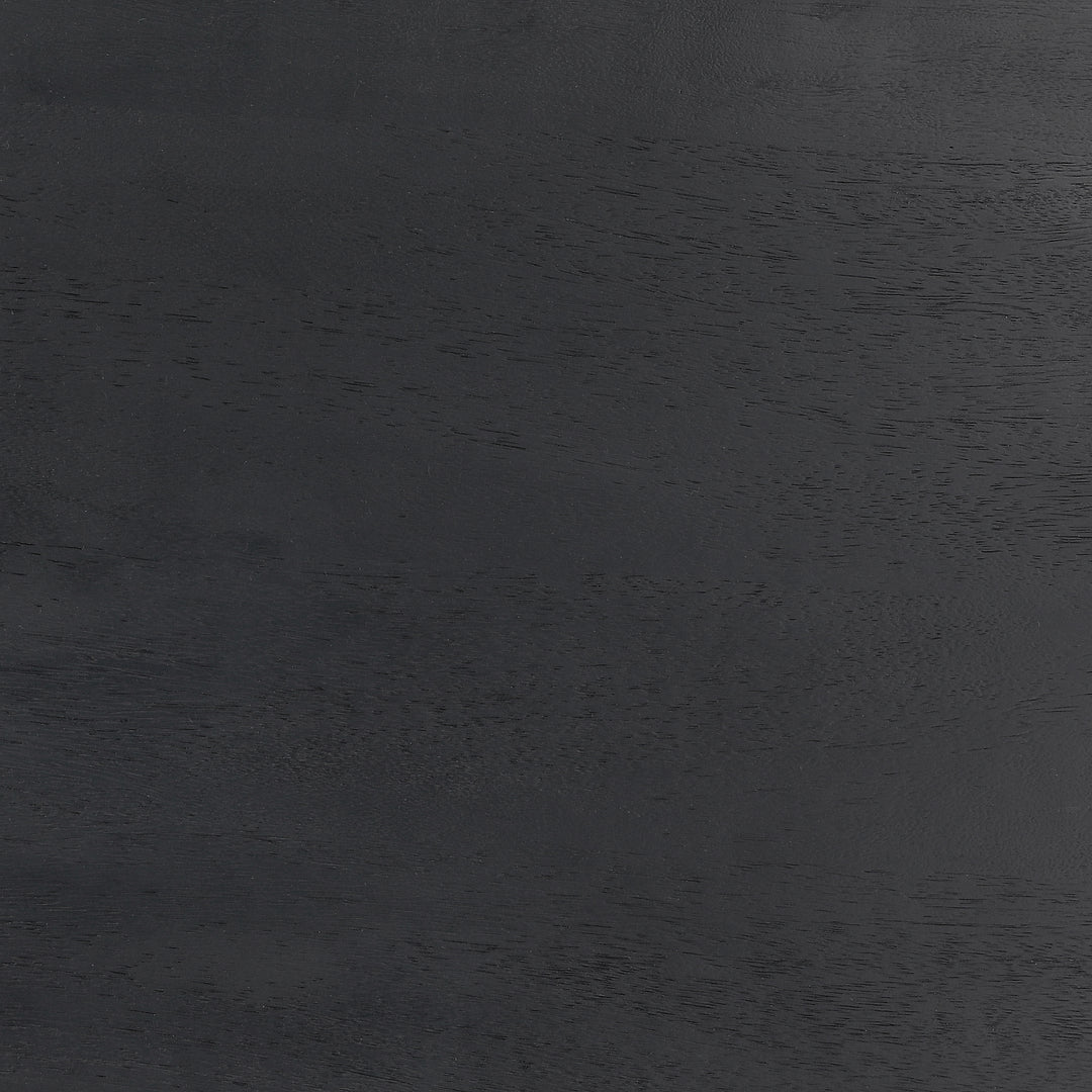 Ebony Elegance: Modern Black Console Table