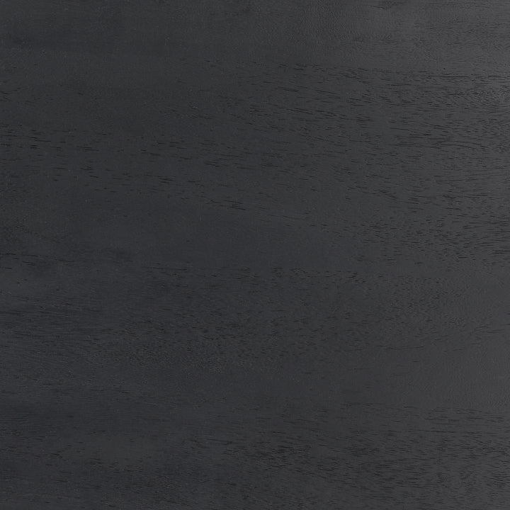 Ebony Elegance: Modern Black Console Table