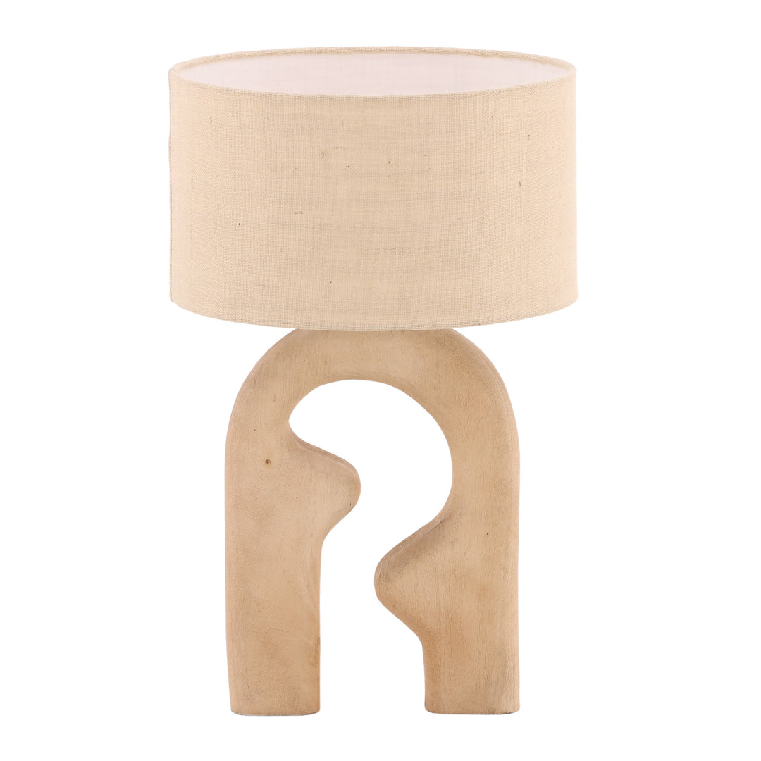 EcoCharm Rustic Table Light - Rich, Natural Brown Hue