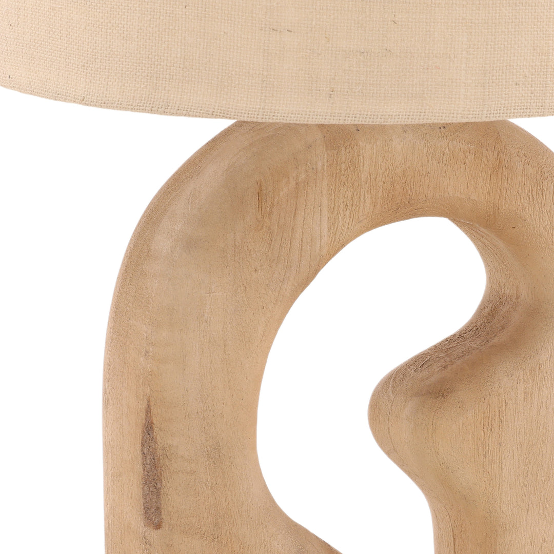 EcoCharm Rustic Table Light - Rich, Natural Brown Hue