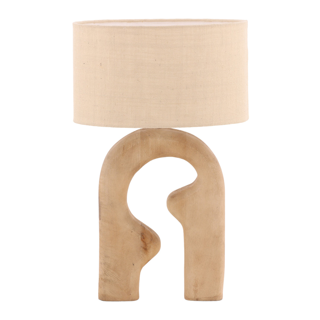 EcoCharm Rustic Table Light - Rich, Natural Brown Hue