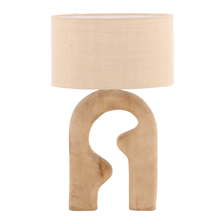 EcoCharm Rustic Table Light - Rich, Natural Brown Hue