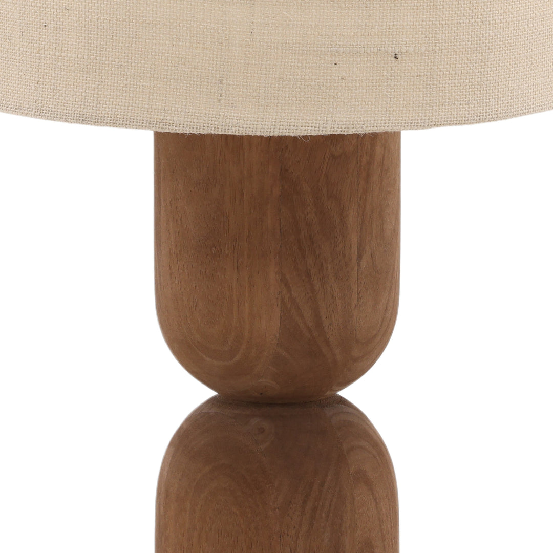 Radiant Rustic Brown Table Lamp