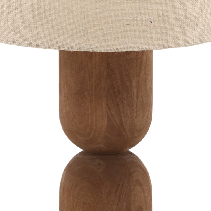 Radiant Rustic Brown Table Lamp