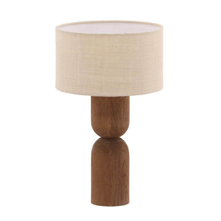Radiant Rustic Brown Table Lamp