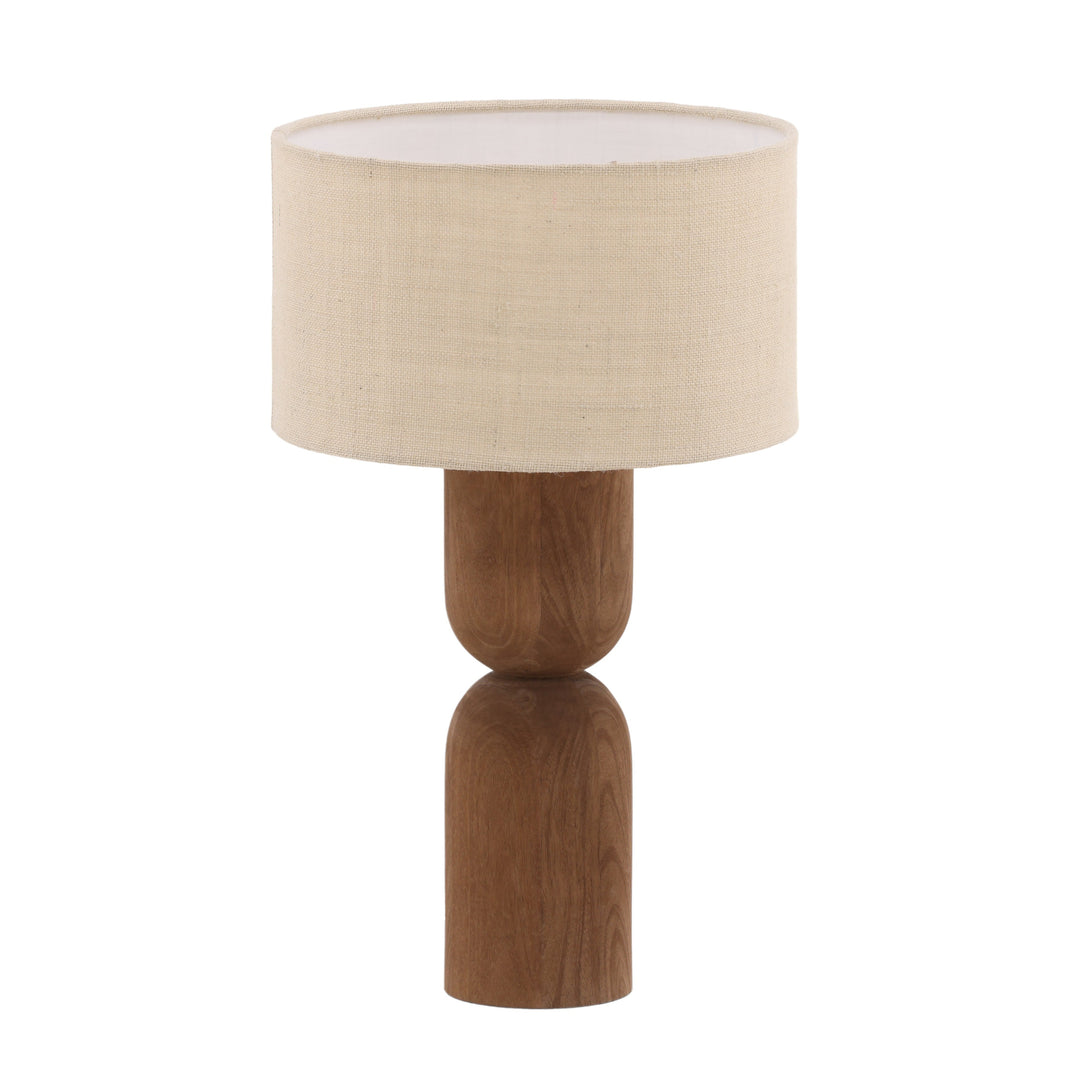 Radiant Rustic Brown Table Lamp