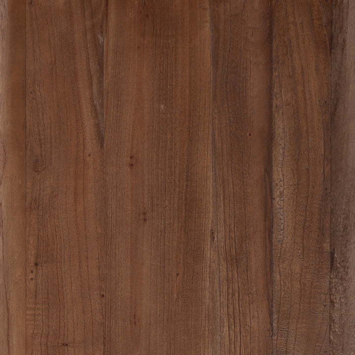 Elegant Espresso-Stained Solid Wood Console Table