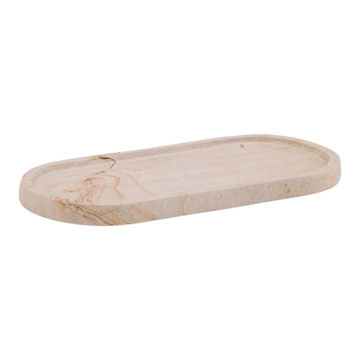 Earthy Elegance: Artisanal Stone Serving Tray