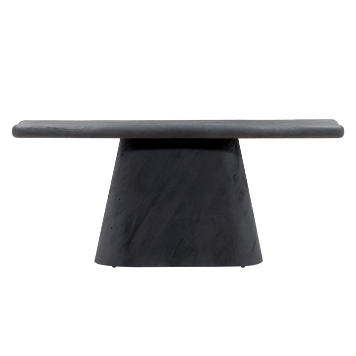 Ebony Essence Reclaimed Wood Console Table