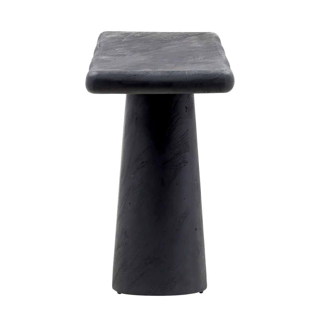 Ebony Essence Reclaimed Wood Console Table