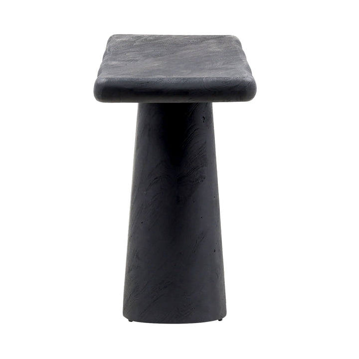 Ebony Essence Reclaimed Wood Console Table