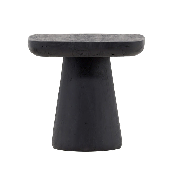 Elegant Midcentury Modern Black Side Table