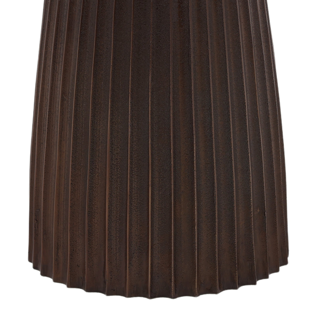 Elegant Bronze Artisan Accent Table