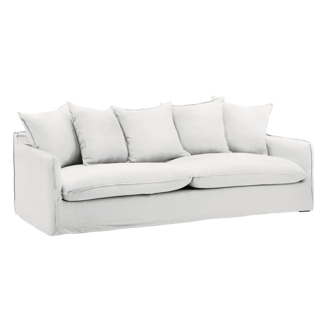 Breezy Cloud Lounge Chair Cover - White