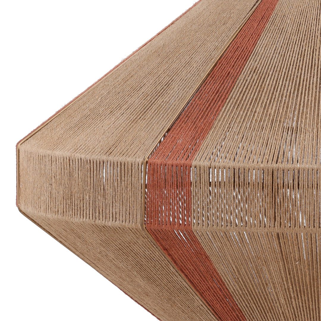 Elegant Rustic Glow: Industrial-Style Chandelier