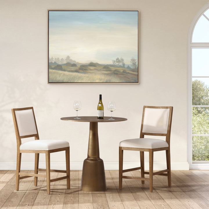 Modern Industrial X-Frame Counter Table