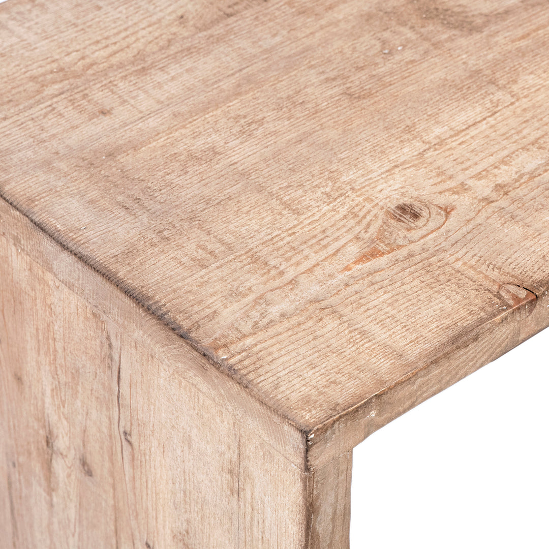 Uniquely Crafted Pair of Artisan Nesting Tables