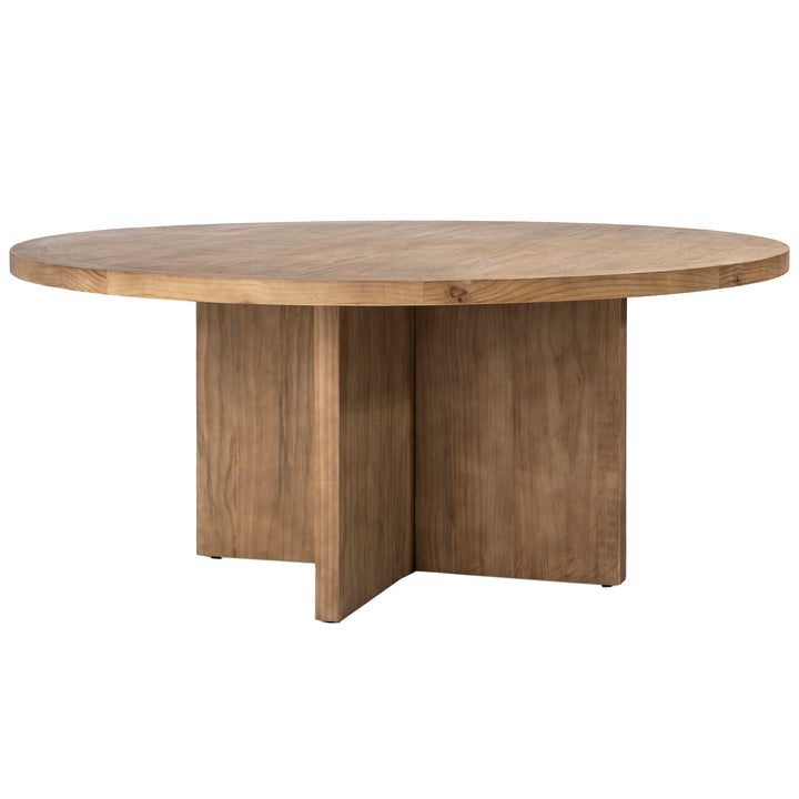 Nature's Timeless Gathering Essence - Rustic Solid Wood Dining Table