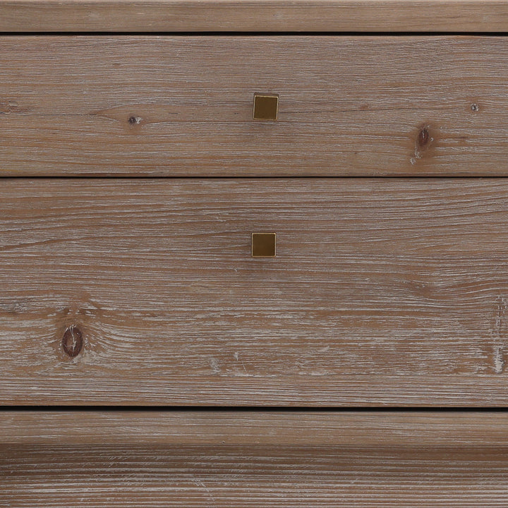 Wooden Elegance: Vintage-Inspired End Table