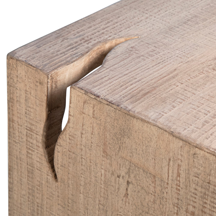 Artisan Solid Wood Unique Accent Table