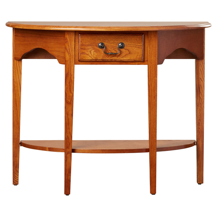 Demilune Solid Wood Console