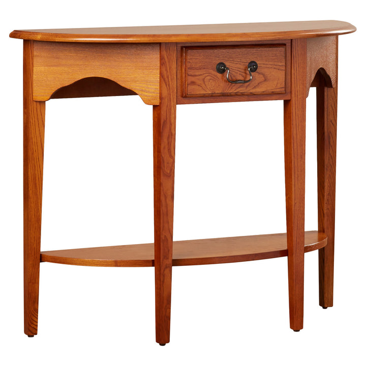 Demilune Solid Wood Console