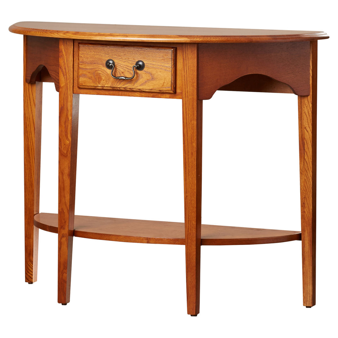 Demilune Solid Wood Console